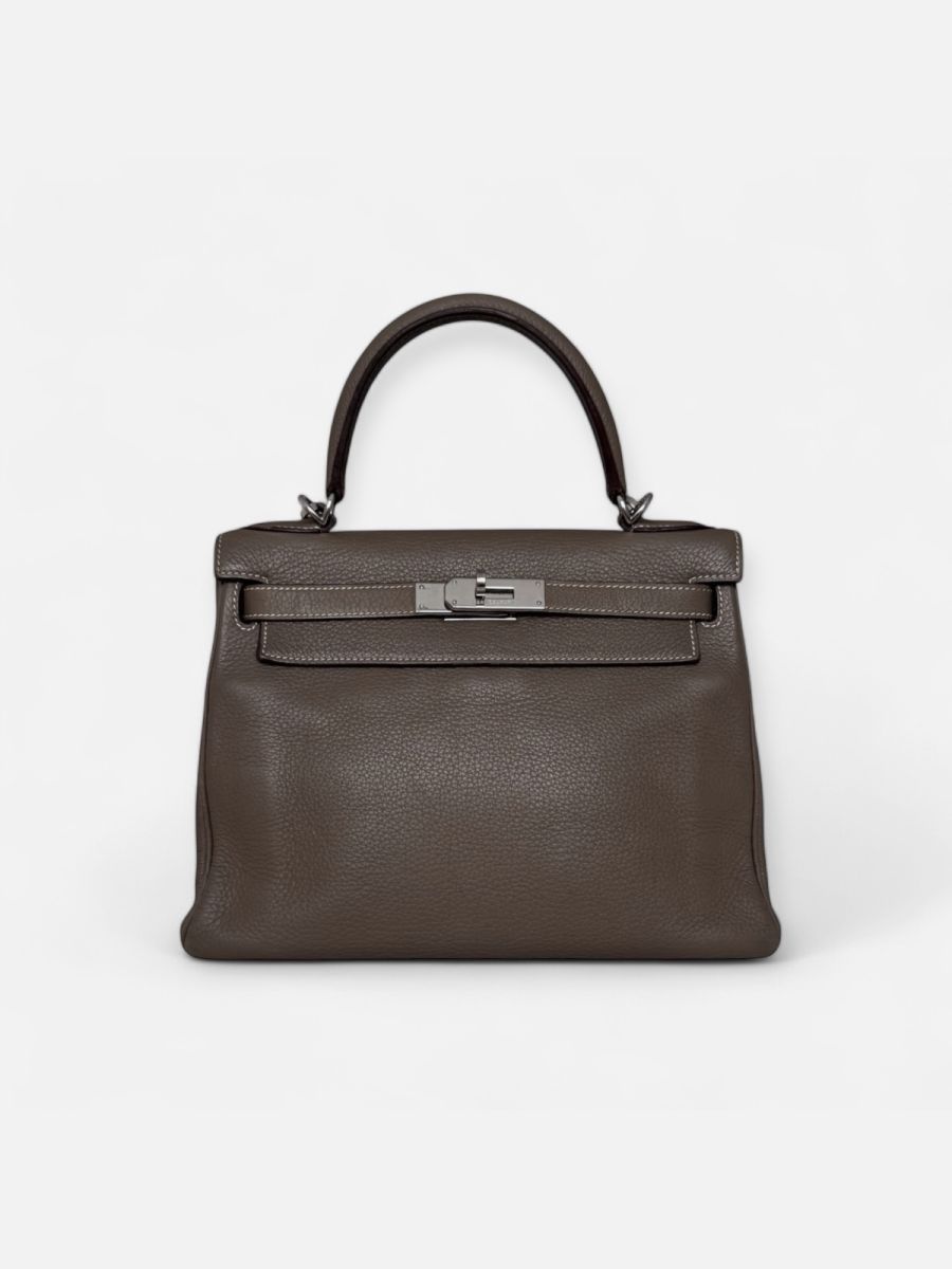 Hermes Kelly 28 Etoupe togo