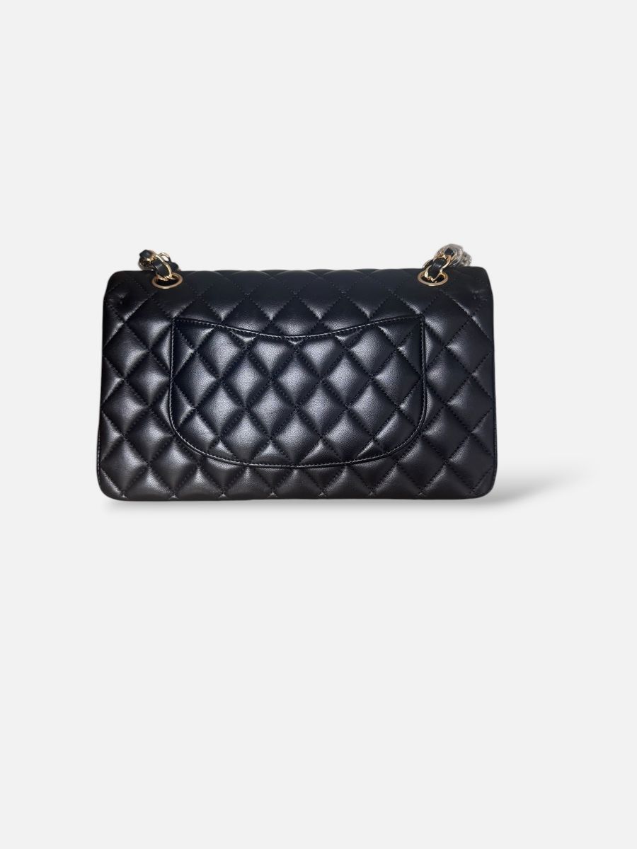 Chanel Medium black timeless double flap bag