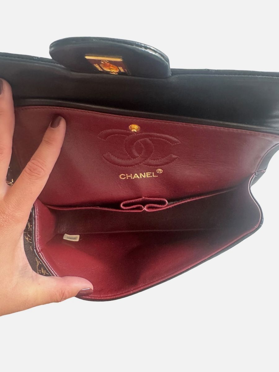 Chanel Medium black timeless double flap bag