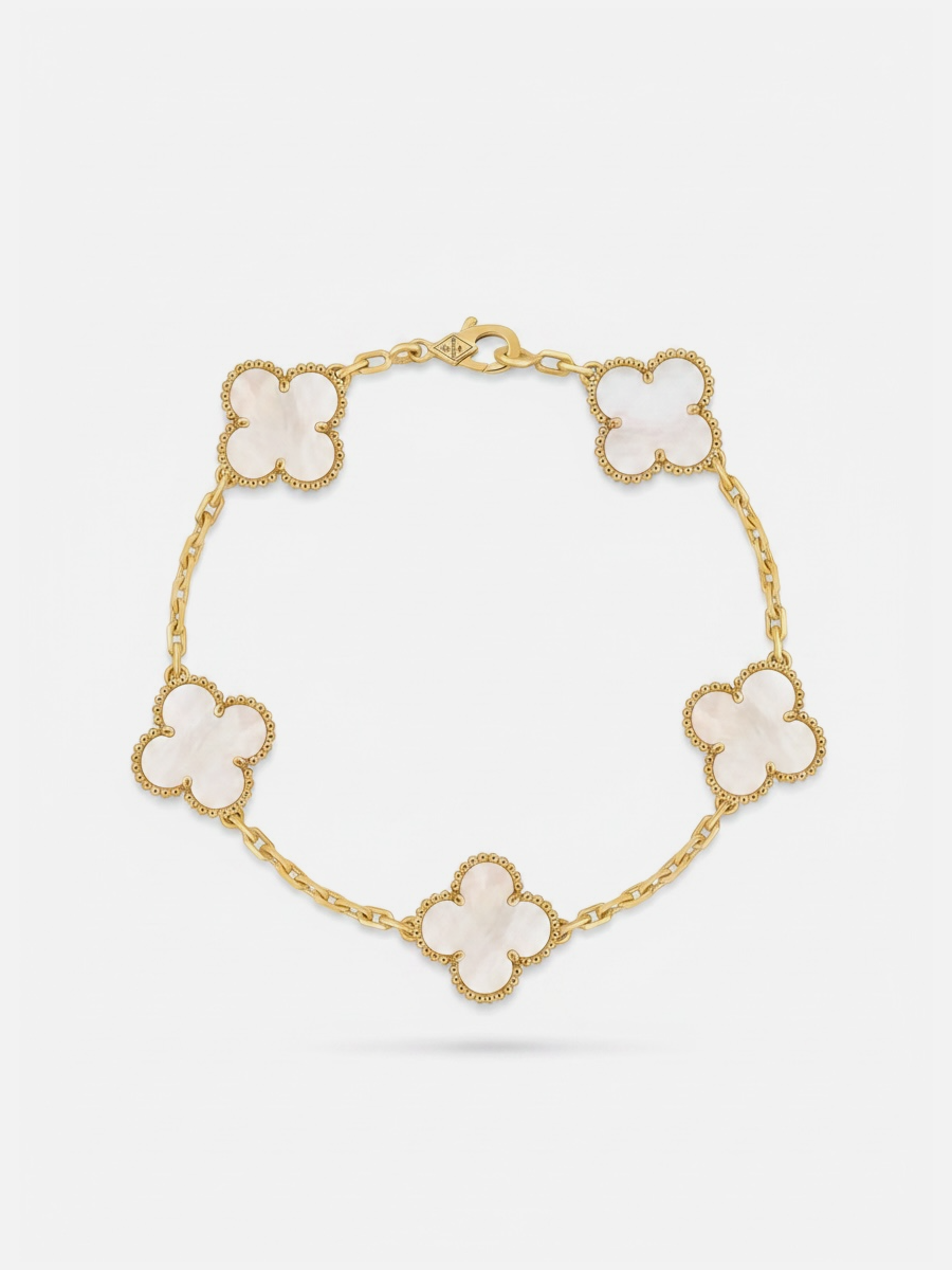 Van Cleef Arpels MOP 5 motif bracelet