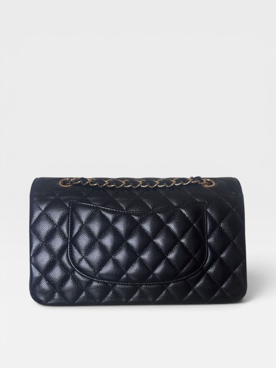 Chanel medium caviar black ghw 30 series 2020 full set
