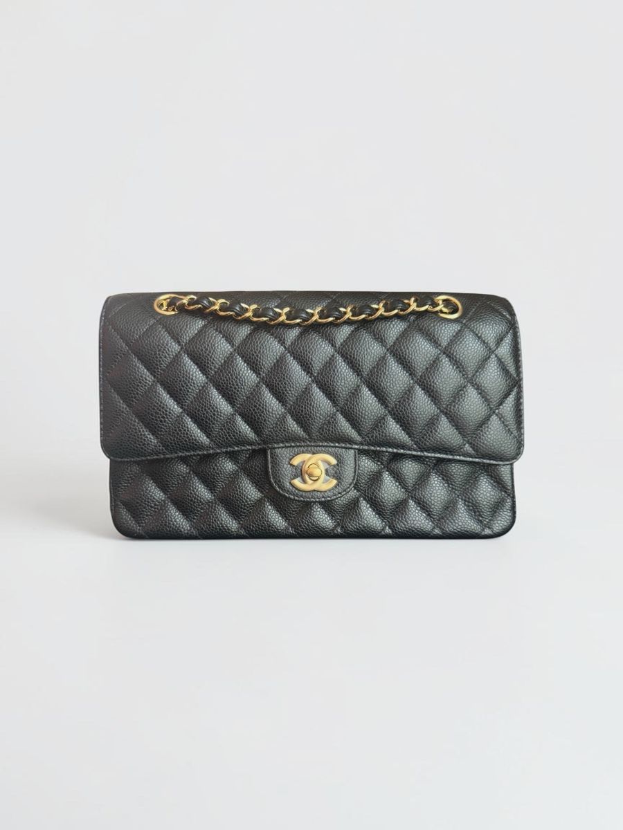 28337941 Chanel Black Caviar Medium GHW