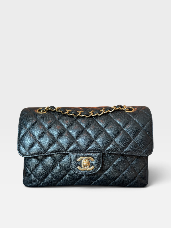 Chanel small caviar black GHW 29 series 2020