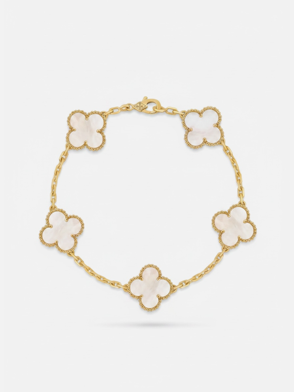 Van Cleef Arpels MOP 5 motif bracelet