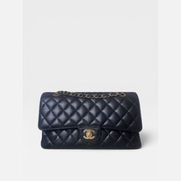 Chanel medium caviar black ghw 30 series 2020 full set