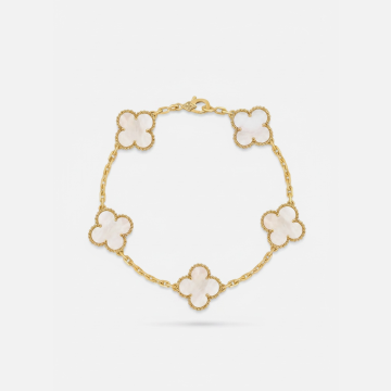 Van Cleef Arpels MOP 5 motif bracelet