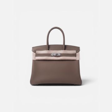 Hermes Birkin 30 etoupe paladium hardware 2026 K stamp full set 